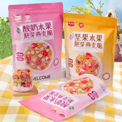 精力沛谷物燕麦脆坚果酸奶水果烘焙燕麦片